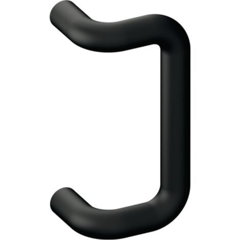 HEWI Türgriff 240mm – Polyamid schwarz matt – Griff ø 30mm – Lochabstand 210mm – Befestigungszubehör separat (1/4)