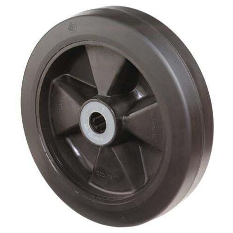 BS Rollen Ersatzrad Elastik-Vollgummi schwarz Rollenlager Ø 200 mm 350 kg - B60.200