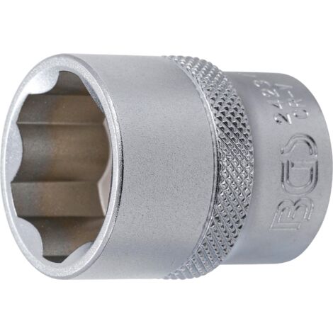 BGS Steckschlüssel-Einsatz Super Lock Antrieb Innenvierkant 12,5 mm (1/2") SW 23 mm - 2423 (1/2)