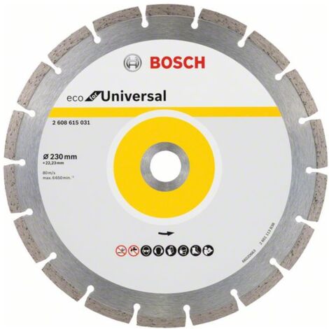 Bosch Diamanttrennscheibe Eco For Universal Ø 230 mm - 2608615031 (1/5)