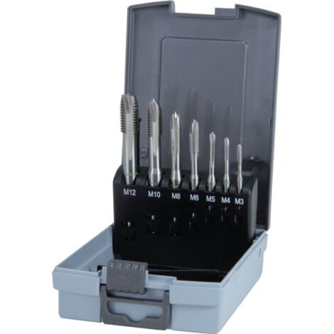 RUKO Maschinengewindebohrer-Satz 7tlg. Form B HSSE-Co 5 in Kunststoffkassette - 245061RO (1/3)