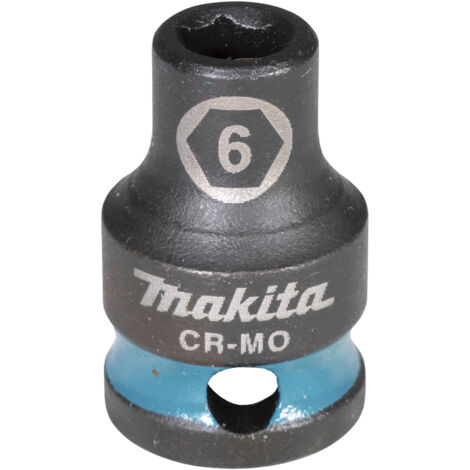 Makita E-15877 Steckschlüssel 3/8" SW6 Impact Black kurz (1/4)