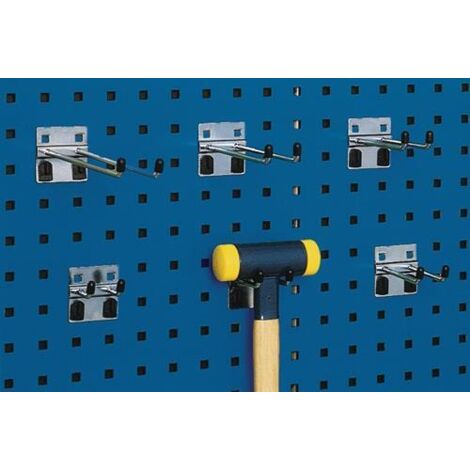bott Doppelhaken B20xT75xH60xD6 mm für Lochplatten für Lochplatten 5 Stk