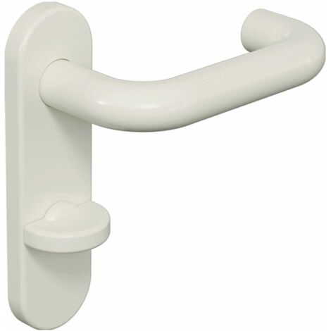 Kurzschildgarnitur 111R02.110 99 Ku.99 FBM rd Drückergrt.HEWI