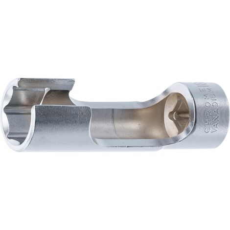 Spezial-Steckschlüssel-Einsatz, geschlitzt  Antrieb Innenvierkant 10 mm (3/8")  SW 18 mm (1/3)