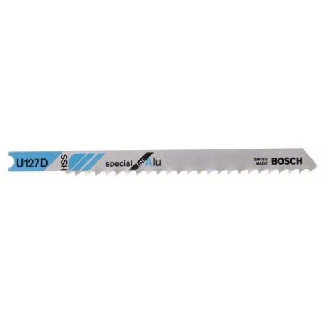 Bosch 3x Stichsägeblatt U 127 D Special for Alu - 2608631512