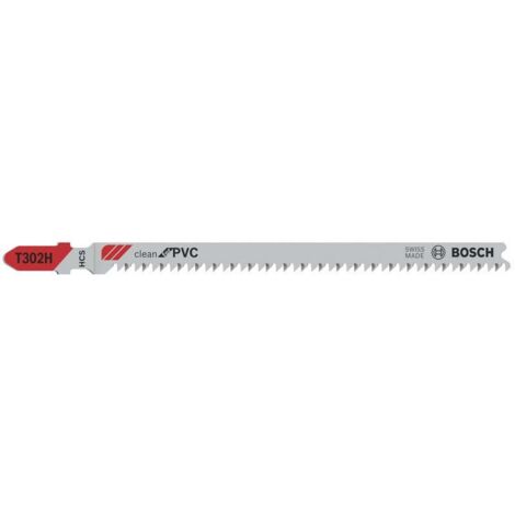 Bosch PRO Plastics PVC clean T302H Stichsägeblatt 132 mm 3-tlg. - 2608667447