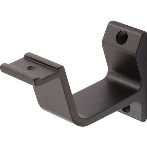 HERMETA 3550-18E Handlaufträger 3550 Aluminium schwarz kunststoffbeschichtet ge