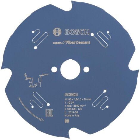 Bosch Kreissägeblatt Expert for Fibre Cement für Handkreissägen 140 x 20 x 1,8 mm 4 - 2608644120
