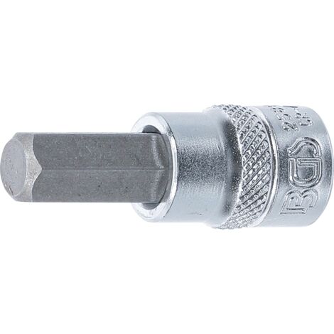 BGS Bit-Einsatz Antrieb Innenvierkant 10 mm (3/8&quot) Innensechskant 10 mm - 2582 (1/2)