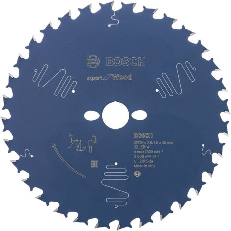 Bosch Kreissägeblatt Expert for Wood für Tischkreissägen 254 x 30 x 2,6 mm 32 - 2608644341