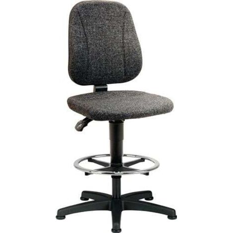 interstuhl Arbeitsdrehstuhl Unitec Bodengleiter + Fußring - 9651-CI11 (1/5)