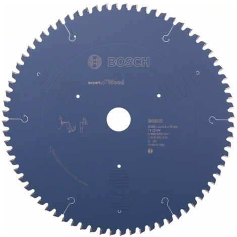 Bosch Kreissägeblatt Expert for Wood für Kapp- und Gehrungssägen 300 x 30 x 2,4 mm 72 - 2608642499