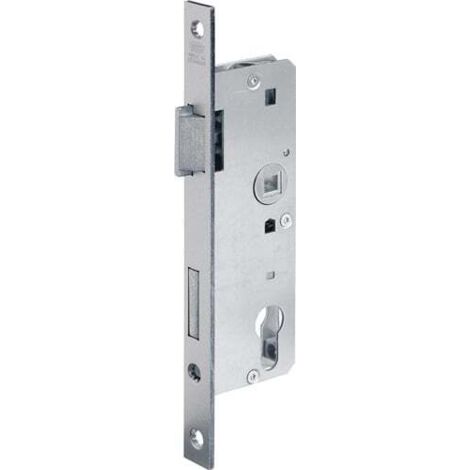 BKS Glastür-Einsteckschloss 0007 PZW 20/35/72/8mm DIN L silber ktg - 71013