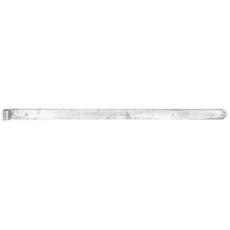 ALBERTS Ladenband, gerade, Abschluss abgerundet, feuerverz., LxB1000x45 mm, Rolle Ø16 mm
