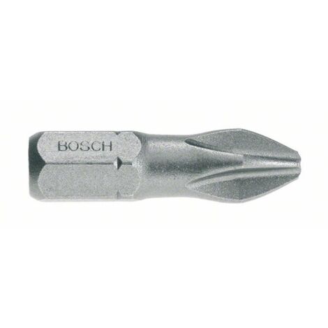 Bosch 25x Schrauberbit Extra-Hart PH 2 25 mm - 2608522186