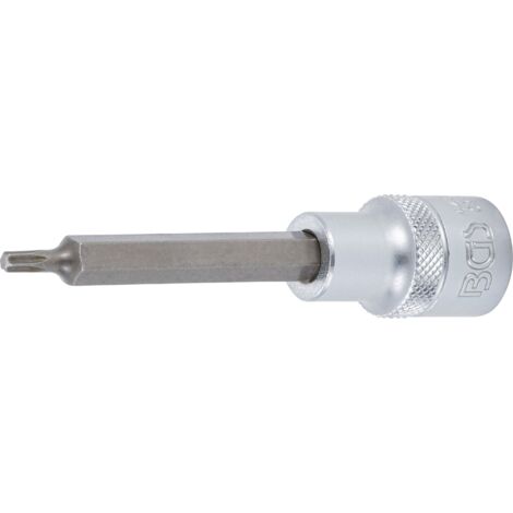 BGS Bit-Einsatz Länge 100 mm Antrieb Innenvierkant 12,5 mm (1/2&quot) T-Profil (für Torx) T20 - 4469 (1/2)