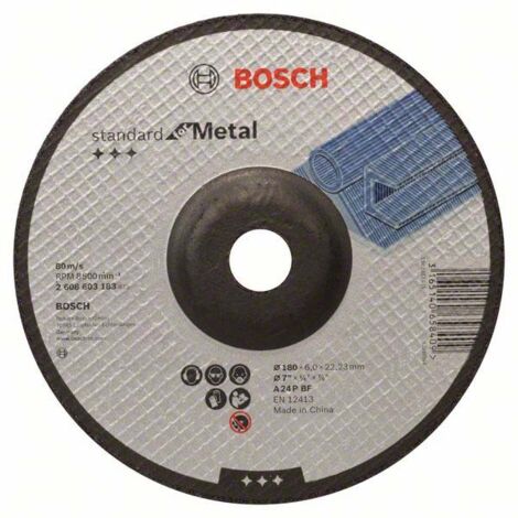Standard-Schleifscheibe aus Metall A 24 P BF 180 2223 60 BOSCH 2608603183