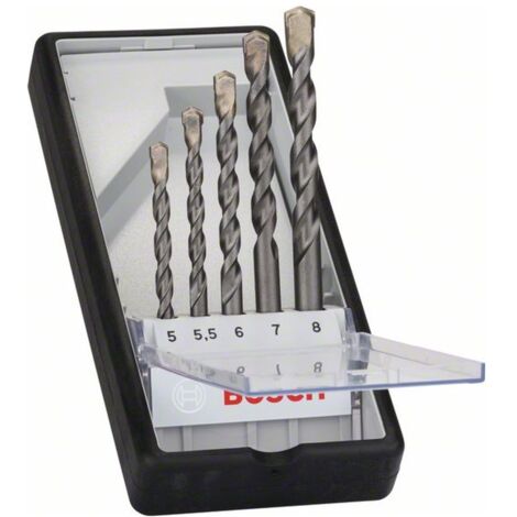 Bosch Betonbohrer-Robust Line-Set Silver Percussion 5tlg. 5 - 8 mm - 2607010526 (1/4)