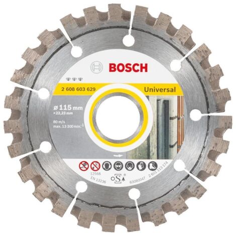 Bosch Diamanttrennscheibe Best for Universal, 115 x 22,23 x 2,2 x 12 mm -2608603629