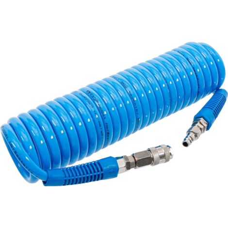 BGS TECHNIC Druckluft-Spiralschlauch 66541, Stecker/Kupplung, 6m