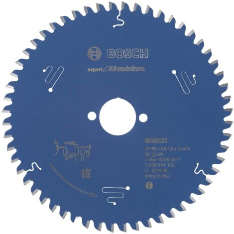 Bosch Kreissägeblatt Expert for Aluminium für Handkreissägen 190 x 30 x 2,6 56 - 2608644102