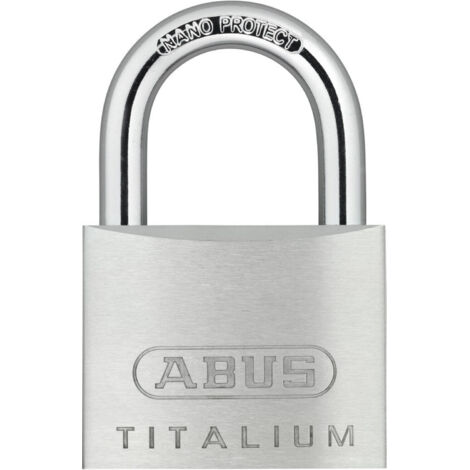 Zylindervorhangschloss 64TI/50 Schlosskörper-B.50mm Titalium versch.-schl.ABUS