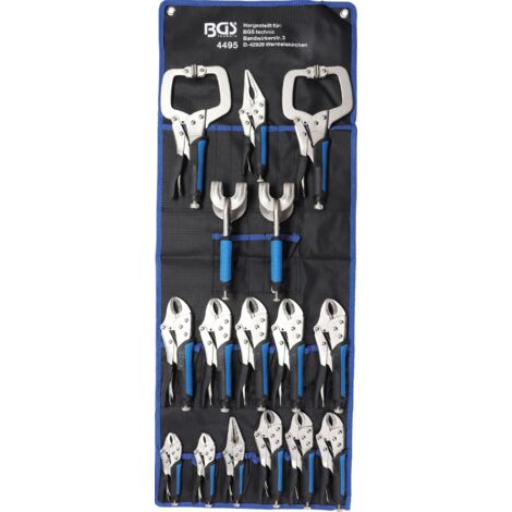 Bgs Technic – BGS Karosserie-Gripzangen-Satz 16-tlg. – rutschfeste Griffe – für präzises Arbeiten an Hartholz und Metall – ideal für Profis (1/10)