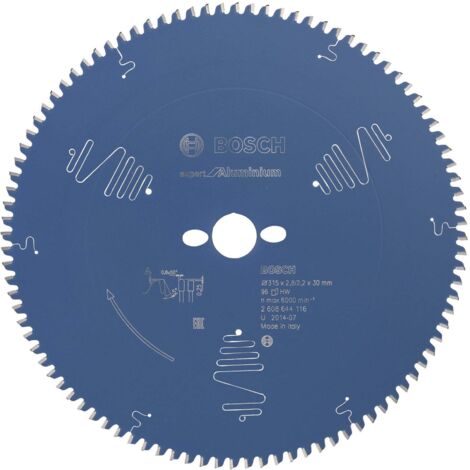 Bosch Kreissägeblatt Expert for Aluminium für Kapp- und Gehrungssägen 315 x 30 x 2,8 mm 96 - 2608644116