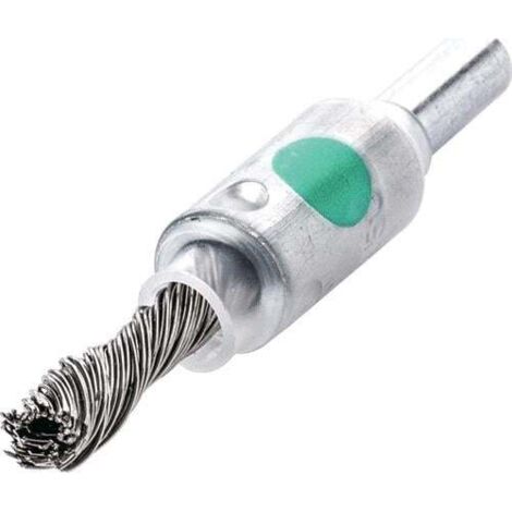 Lessmann Pinselbürste Ø 6 mm Schaft 6 mm Drahtstärke 0,25 mm - 451458