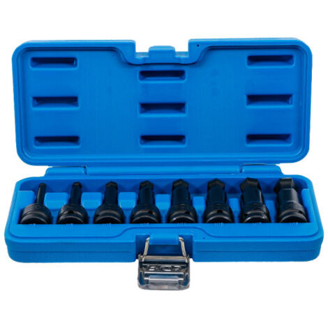 BGS TECHNIC Schlagschrauber-Biteinsatz-Satz - 12,5 mm - Innensechskant Kugelkopf 6-19 mm - 8 Stk. - 5488 (1/5)