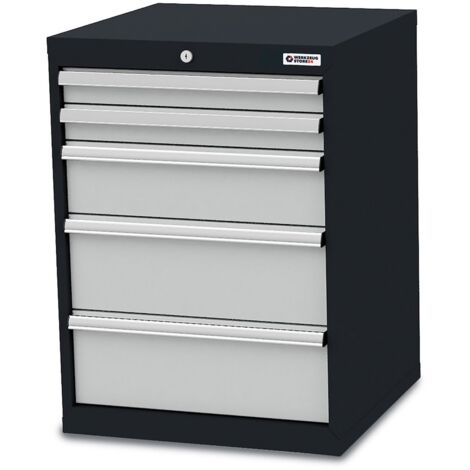 WS24 Schubladenschrank B x T x H 600 x 575 x 820 mm - WS24-100197 (1/2)