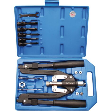 BGS Profi-Nietzangen-Satz Langarm 3,2 - 6,4 mm