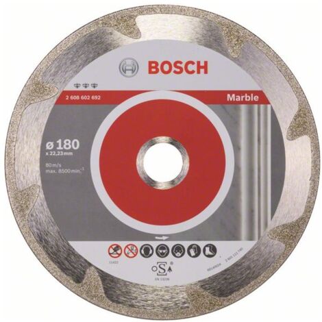 Bosch PRO Marble Diamanttrennscheibe 180 x 22,23 mm - 2608602692