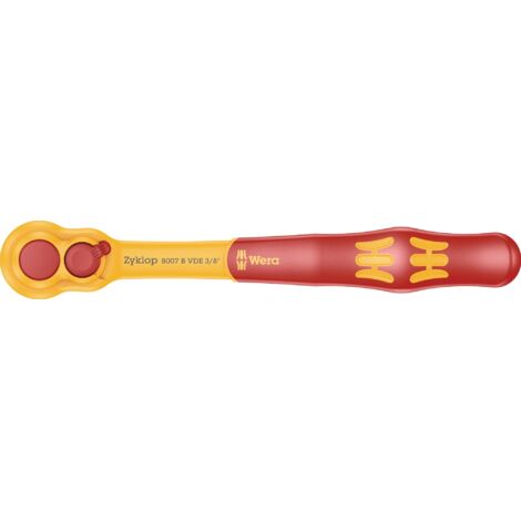 Wera Hebelumschaltknarre 8007 B VDE 3/8" 80 Zähne - 5004966001