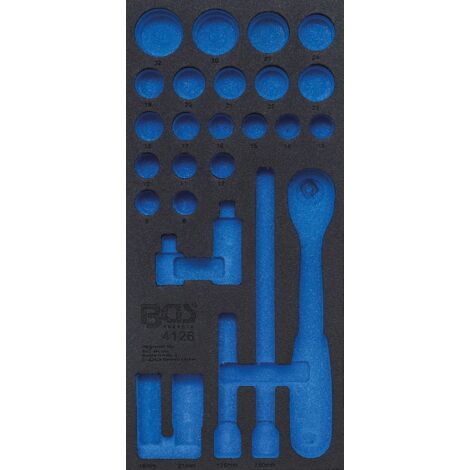 BGS Werkstattwageneinlage 1/3 leer für Art. 4126 - 4126-1