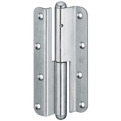 Türband QF1 Stahl verzinkt gefälzte Holzflügel Rollenlänge 140 mm DIN rechts