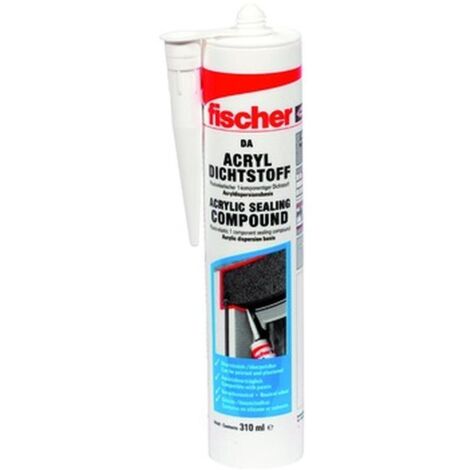 Fischer Acryldichtstoff DA 310ml grau - 53111 (1/5)
