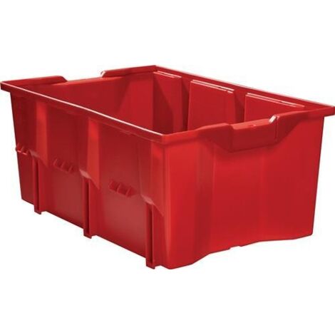 Drehstapelbehälter PP rot L480xB312xH200mm LA-KA-PE