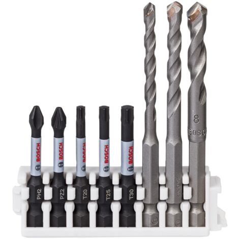 Bosch Impact Control HEX-9 Ceramic + Power Bit-Set 8tlg. - 2608577145