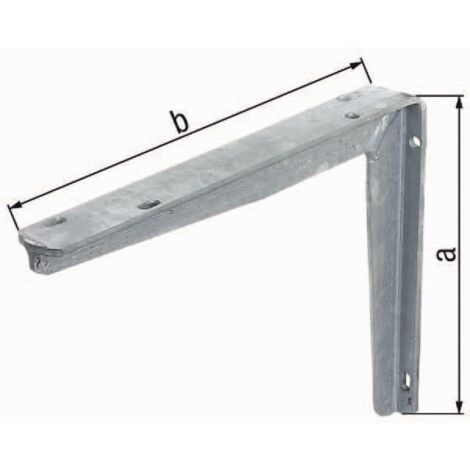 Konsole L.250mm H.200mm STA roh TZN Trgf.225kg