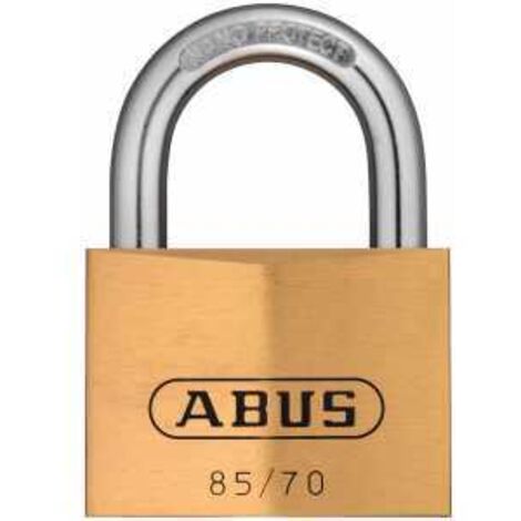 Zylindervorhangschloss 85/70 gl Schlosskörper-B.70mm MS gl.0121 ABUS