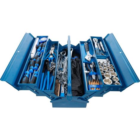 BGS 3340 Metall-Werkzeugkasten mit Werkzeug 137tlg (1/5)