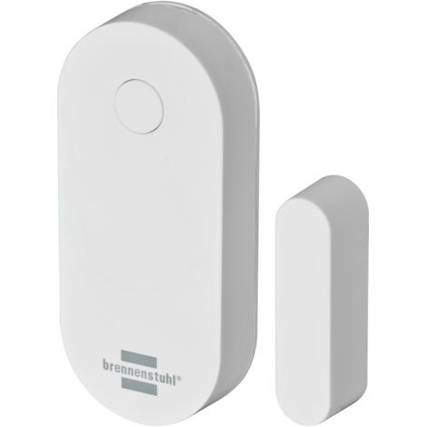 Brennenstuhl Connect Zigbee watermelder WM CZ 01 (watersensor waarschuwt bij waterschade, onmiddellijke melding via app en signaaltoon, voor badkamer /keuken/kelder, CR2-batterij inbegrepen