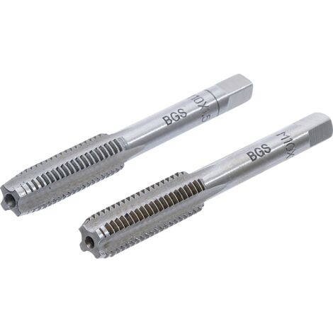 BGS Gewindebohrer Vor- und Fertigschneider M10 x 1,5, 2-tlg. 2 Stk