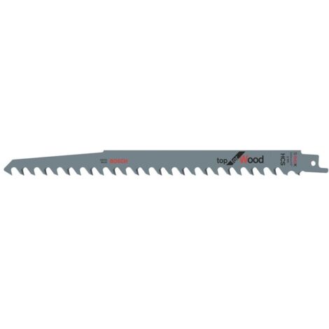Bosch Accessories 2608650681 Säbelsägeblatt S 1542 K, Top for Wood, 2er-Pack Sägeblatt-Länge 240 mm