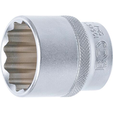 BGS Steckschlüssel-Einsatz Zwölfkant Antrieb Innenvierkant 12,5 mm (1/2") SW 30 mm - 10646 (1/3)