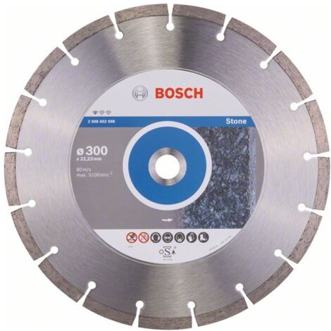 Bosch Diamanttrennscheibe Standard for Stone 300x22,23x3,1x10 mm 2608602698