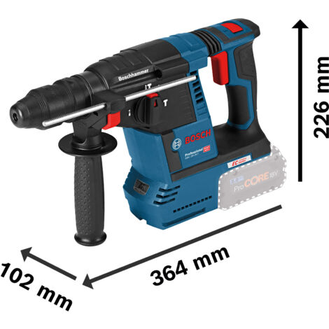 Bosch Akku-Bohrhammer GBH 18V-26 F / 1x 6,0 Ah Akku