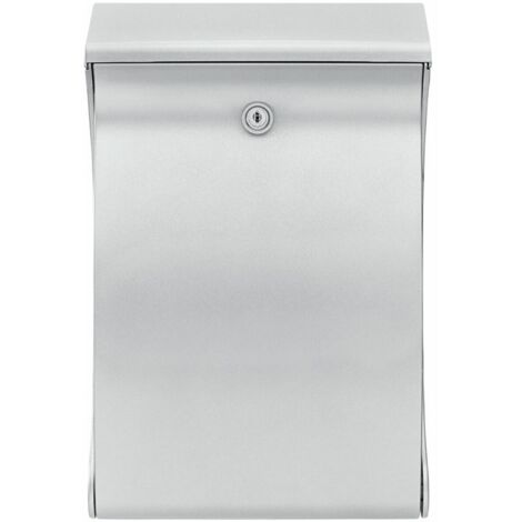 Briefkasten Swing 4906 Si Höhe 419 mm Breite 271 mm Tiefe 129 mm silber Kunststoff DIN C4